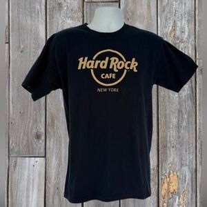 Unisex - Vintage’ 00s Hard Rock Cafe New York Blue Tee-Shirt. Size Medium